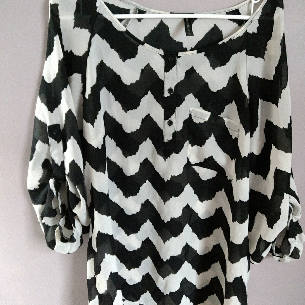 Chevron Zig-Zag Shirt